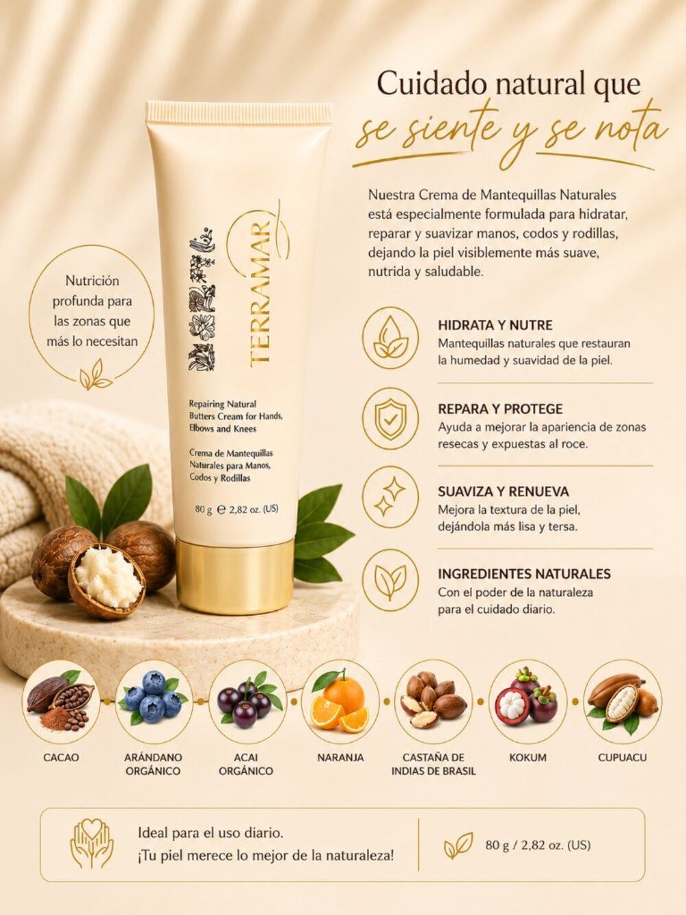 Crema de Mantequillas Naturales /Natural Butter Cream